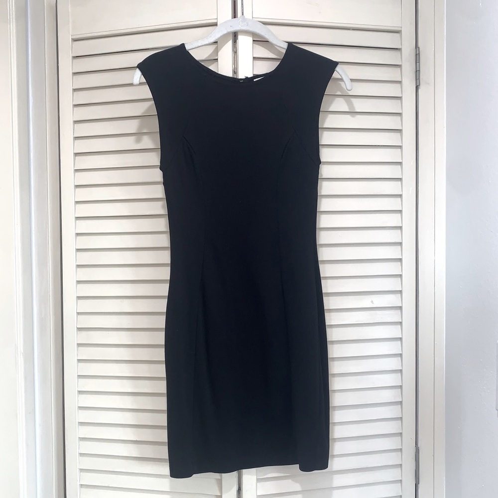 Monteau Black Mini Dress